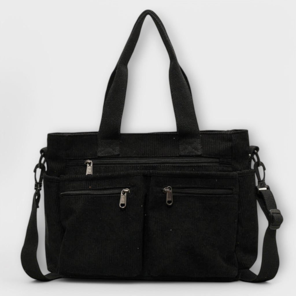 Women’s Spacious Everyday Tote Bag with Functional Design Black