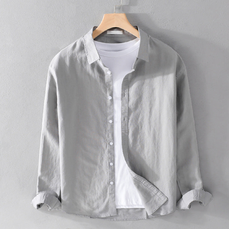 Men’s Modern Relaxed Fit Shirt – Ultimate Comfort Top Gray