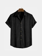Men’s Classic Polo Shirt - Elegant Casual Style Black