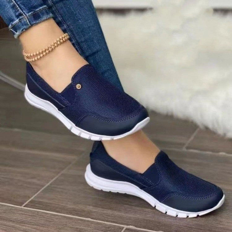 Women’s Simple Fashionable Loafers for Everyday Wear Blue