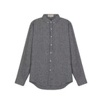 Men’s Vertical Stripe Button-Up Long Saleeve Dress Shirt