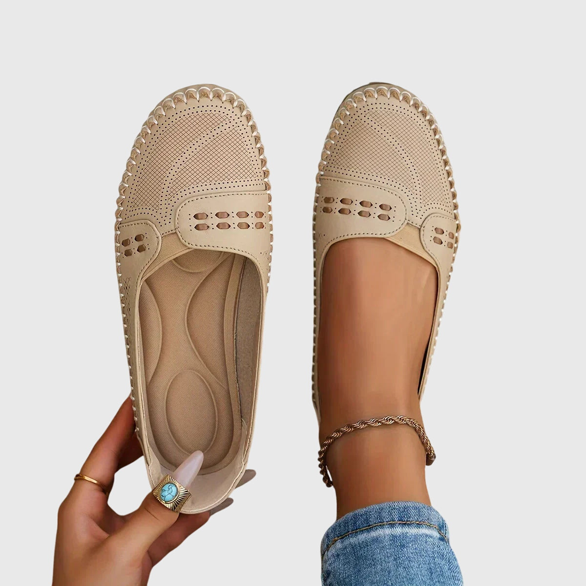 Women’s Breezy Perforated Casual Loafers