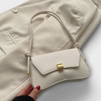 Women’s Chic Compact Shoulder Bag for Summer Styling Beige