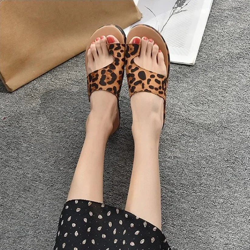 Women’s Comfortable Mules with Wedge Sole Brown Black