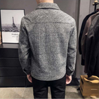 Men’s Relaxed Fit Plaid Shirt Jacket