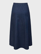 Women’s Long Flared Denim Skirt