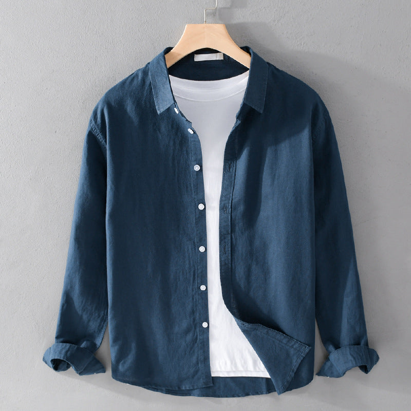 Men’s Modern Relaxed Fit Shirt – Ultimate Comfort Top Navy