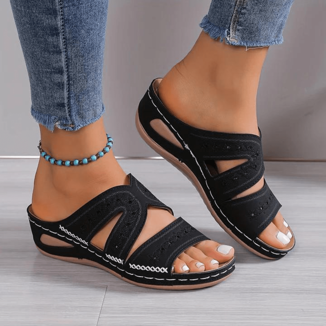 Women’s Everyday Sandals for Summer Comfort Black