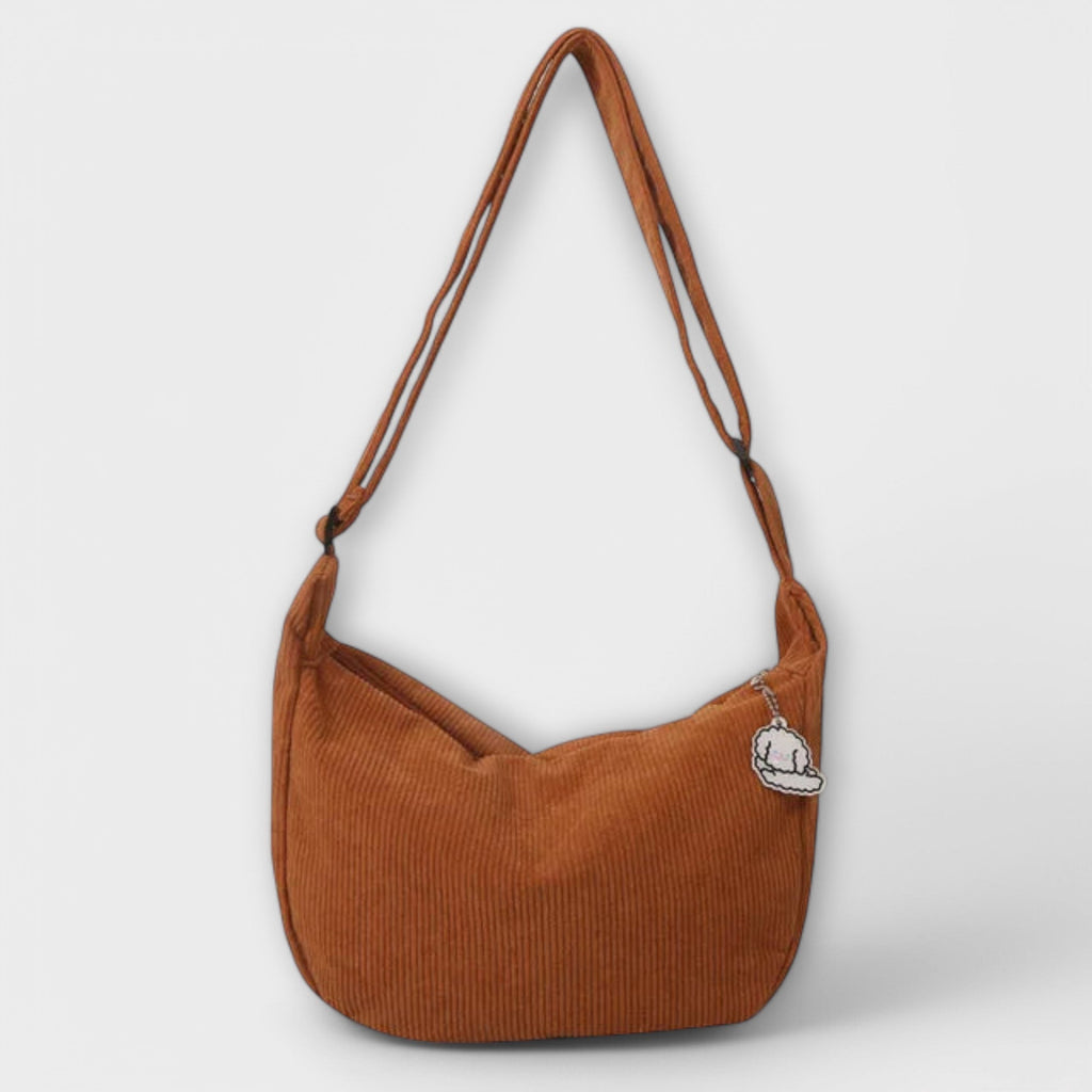 Women’s Elegant Curved Shoulder Bag for Summer Styling Light Brown