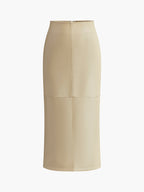Women’s Elegant High Waist Summer Midi Skirt