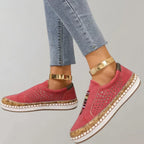 Women’s Elegant Light Loafers for Everyday Comfort Red