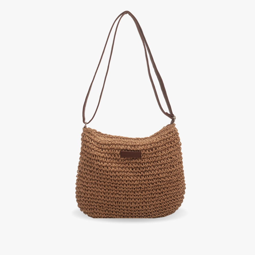 Women’s Classic Structured Shoulder Crossbody Bag Brown