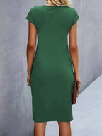 Women’s Timeless Midi Dress with Elegant Silhouette