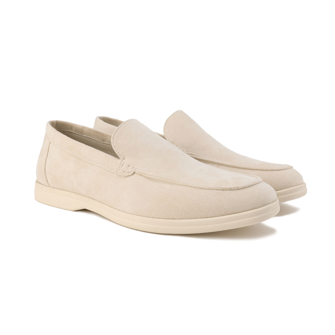 Men’s Casual Slip-On Loafers Shoes for Everyday Wear Beige