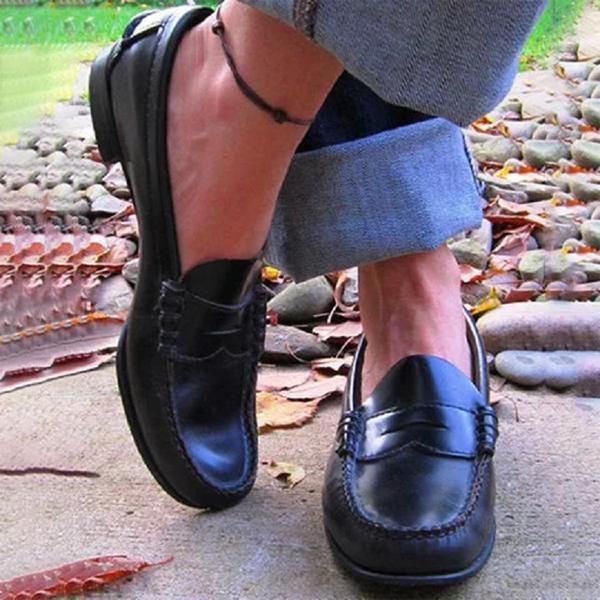 Women’s Elegant Loafer Shoes for Everyday Comfort Black