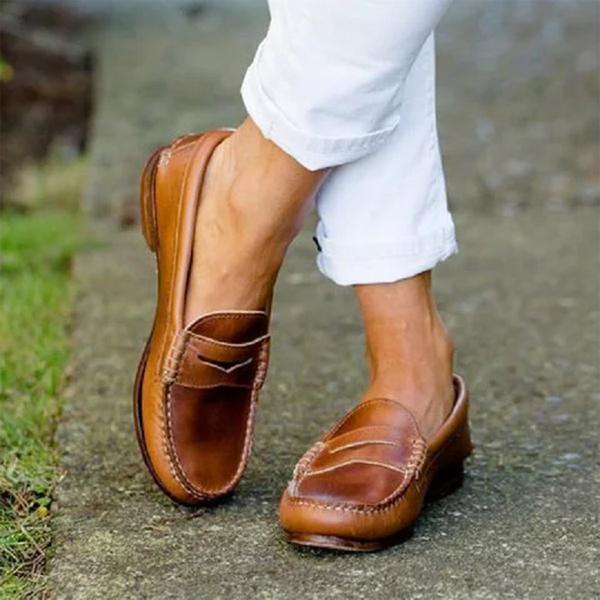 Women’s Elegant Loafer Shoes for Everyday Comfort Brown