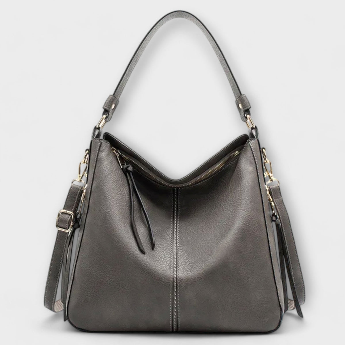 Women’s Elegant Classic Shoulder Bag for Everyday Styling Gray