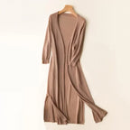 Women’s Lightweight Long Cardigan - Casual Everyday Outerwear
