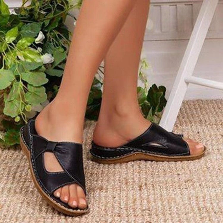 Women’s Anatomical Thong Mules with Comfortable Footbed