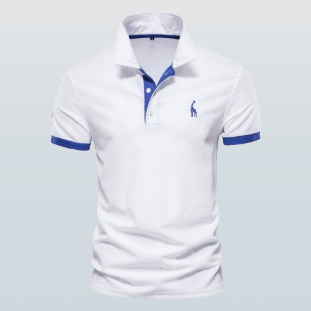 Men’s Elegant Polo Shirt - Timeless Comfort and Style White