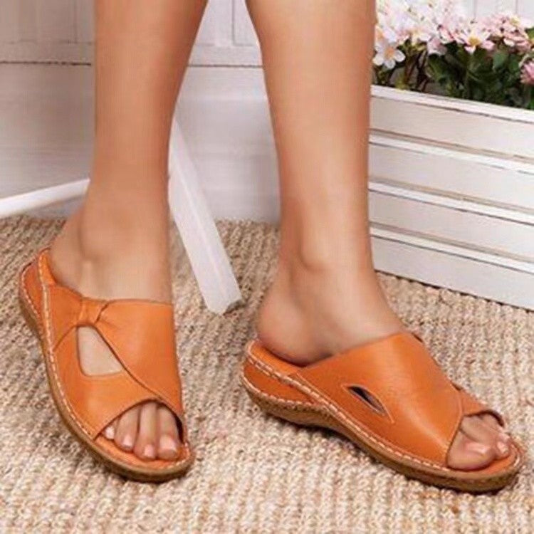 Women’s Anatomical Thong Mules with Comfortable Footbed