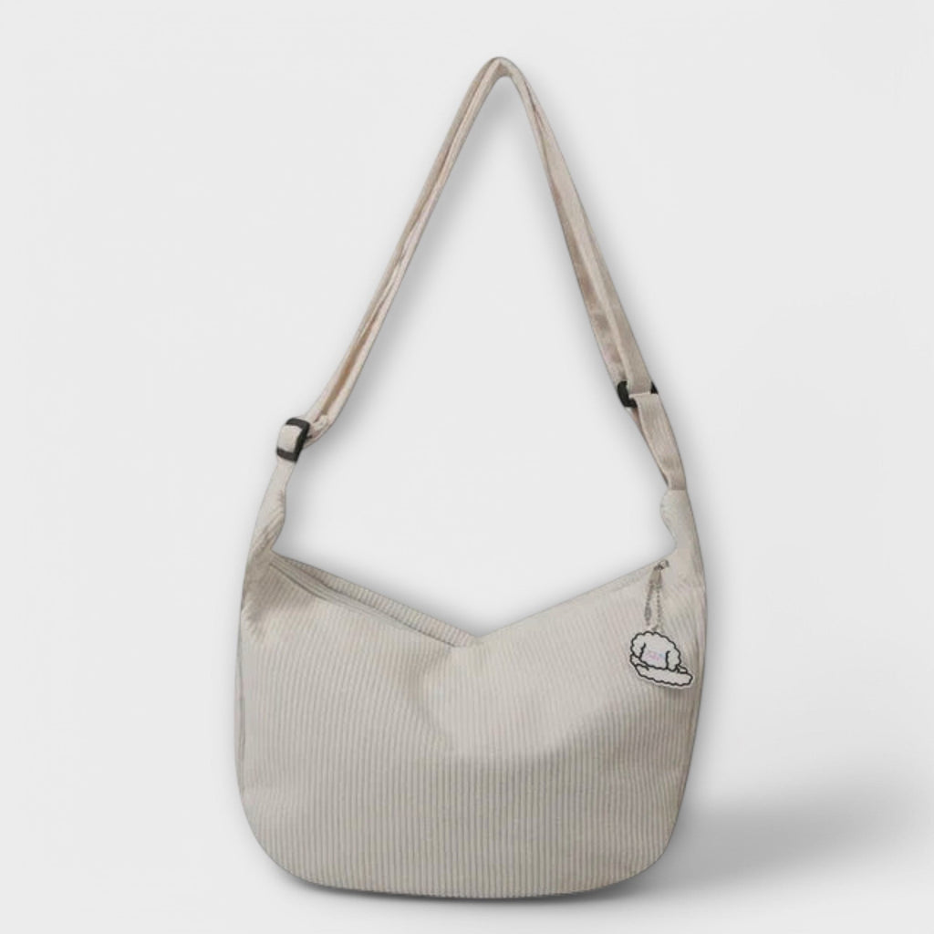 Women’s Elegant Curved Shoulder Bag for Summer Styling Beige