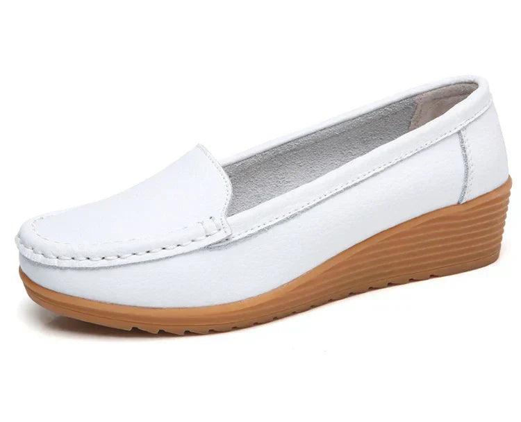 Women’s Elegant Loafers for Comfort and Style White