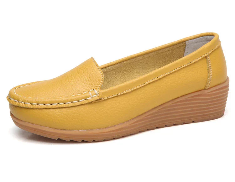 Women’s Elegant Loafers for Comfort and Style Yellow