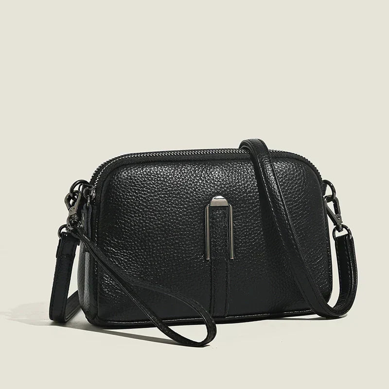 Women’s Elegant Crossbody Shoulder Bag - Polished Everyday Style Black