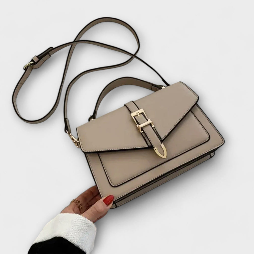 Women’s Elegant Structured Shoulder Bag for Everyday Style Khaki