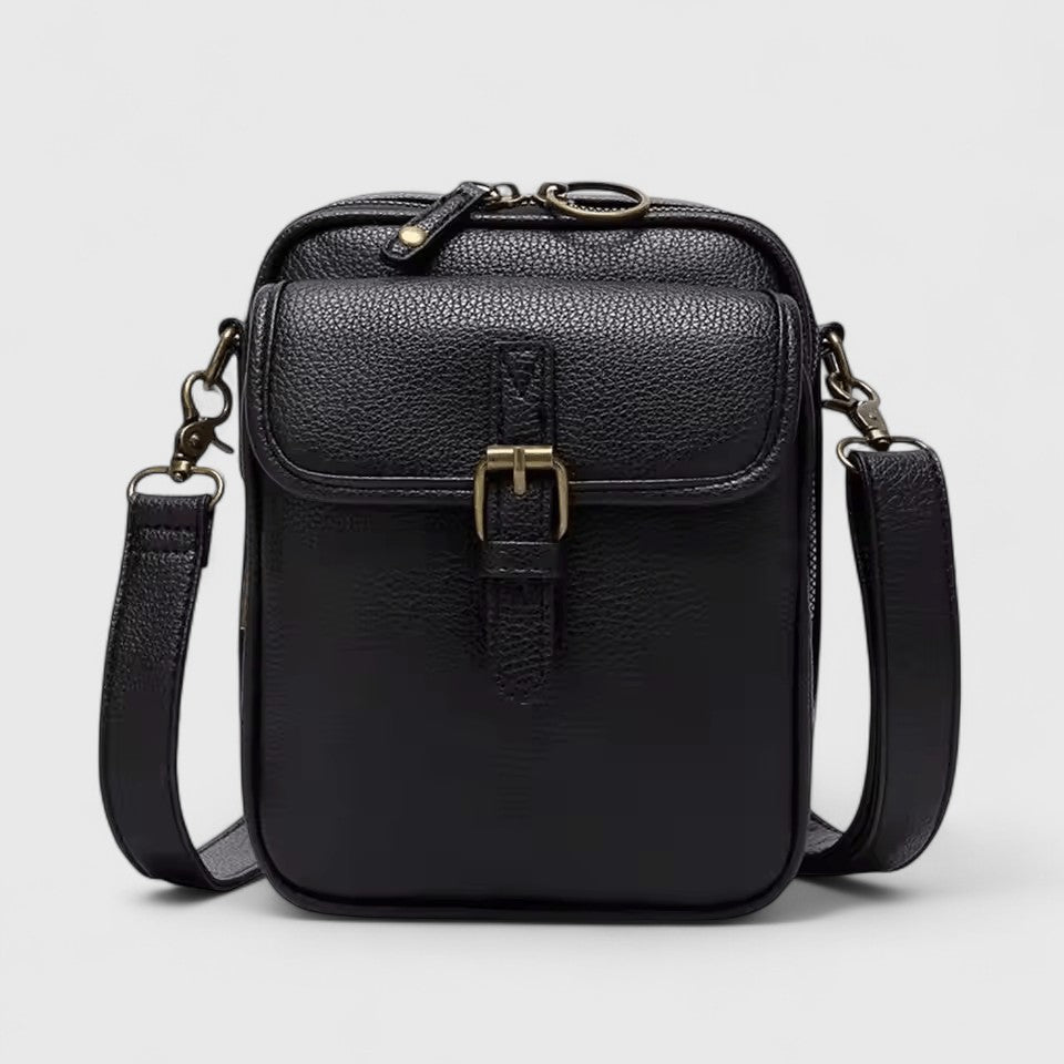 Women’s Compact Utility Everyday Shoulder Bag Black