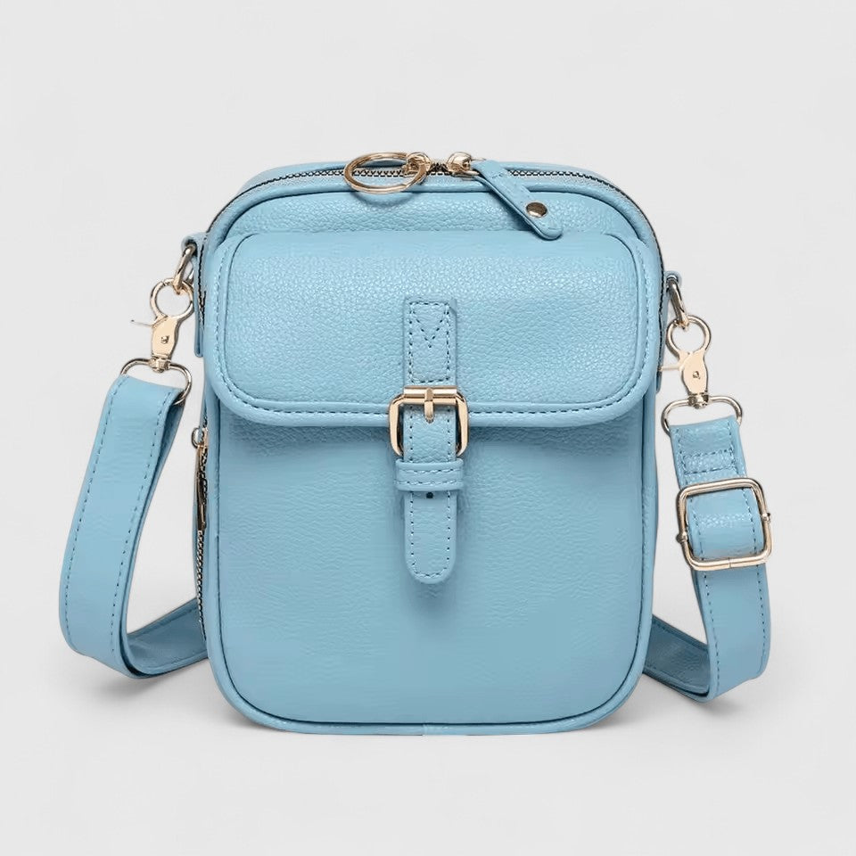 Women’s Compact Utility Everyday Shoulder Bag Light Blue