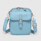 Women’s Compact Utility Everyday Shoulder Bag Light Blue