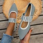 Women’s Elegant Ballerina Style Shoe Gray