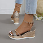 Women’s Comfortable Style Sandals for Everyday Wear Rose Gold