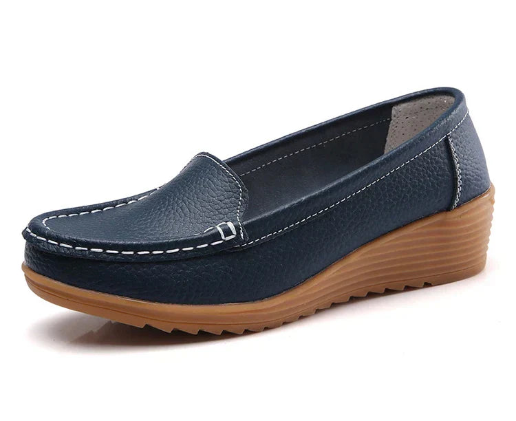 Women’s Elegant Loafers for Comfort and Style Dark Blue