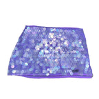 Women’s Glitter Sequin Mini Skirt for Glamorous Nights Purple