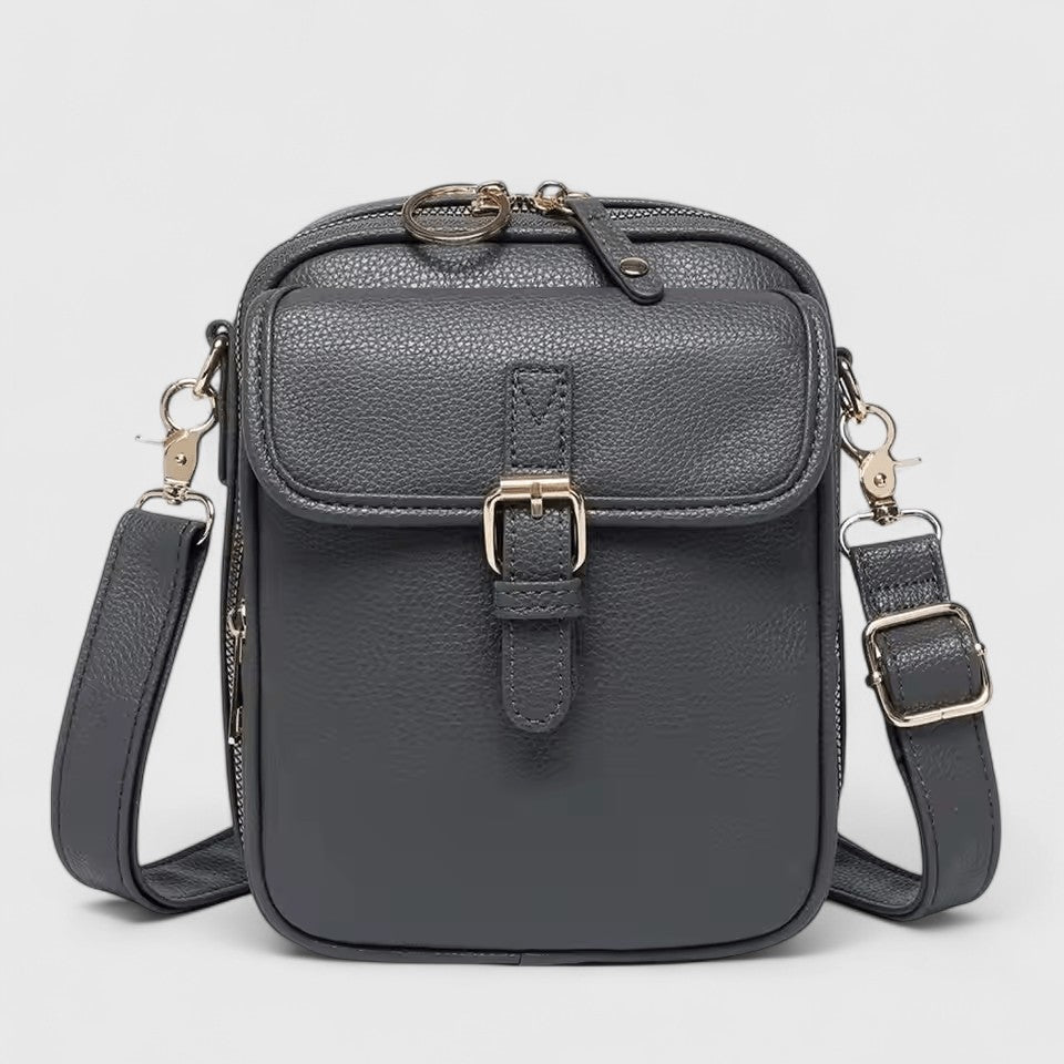 Women’s Compact Utility Everyday Shoulder Bag Gray