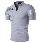 Men’s Comfortable Breathable Polo Shirt Grey