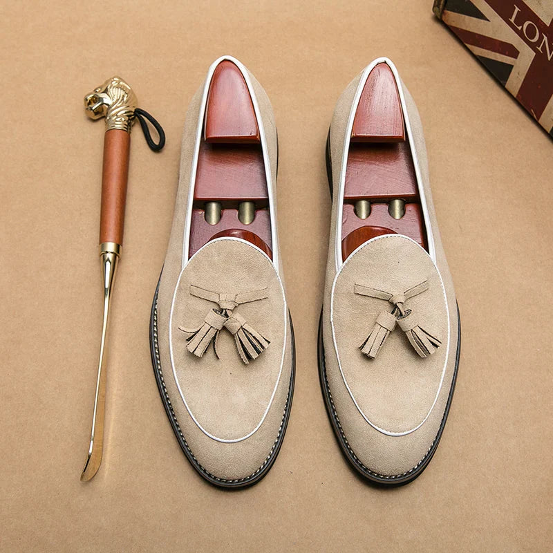 Women’s Classic Suede Loafers for Everyday Elegance Beige