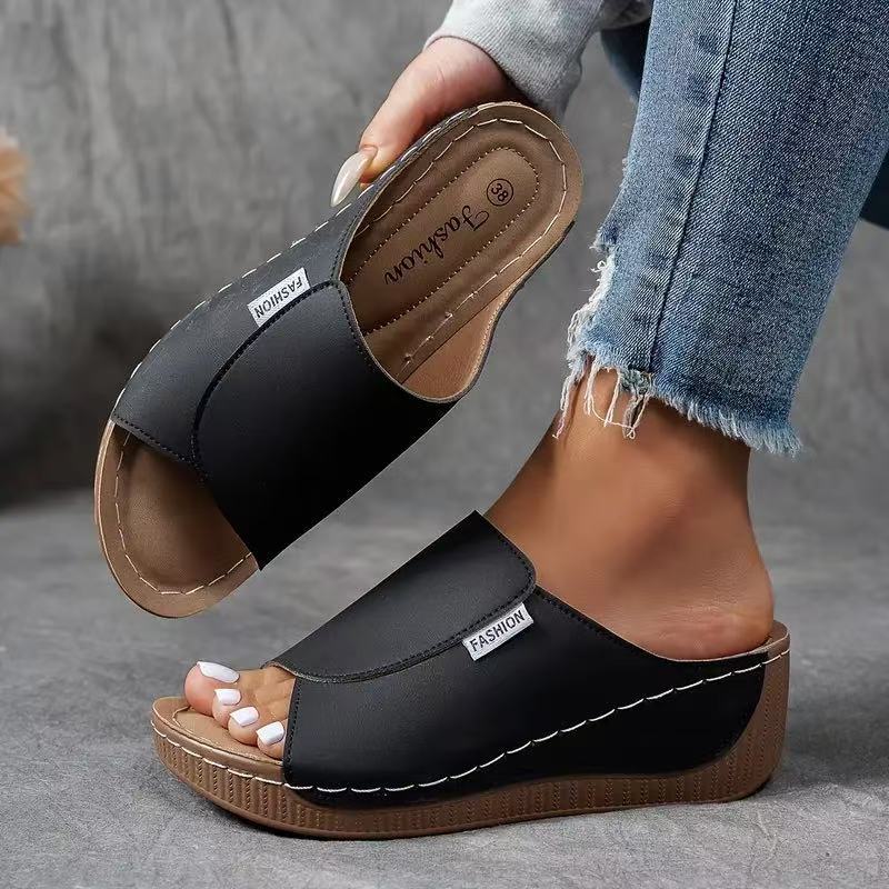 Women’s Comfort Sandals – Everyday Footwear Black