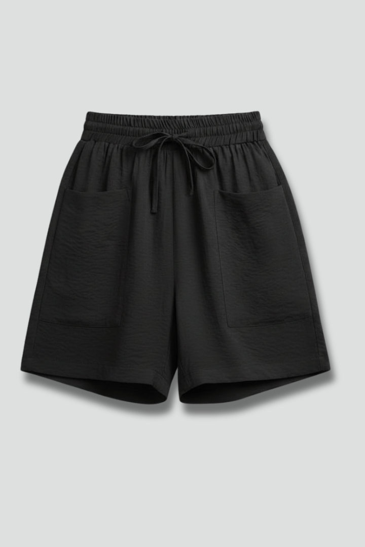 Women’s Casual Elastic Waist Drawstring Shorts for Summer Comfort