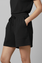 Women’s Casual Elastic Waist Drawstring Shorts for Summer Comfort