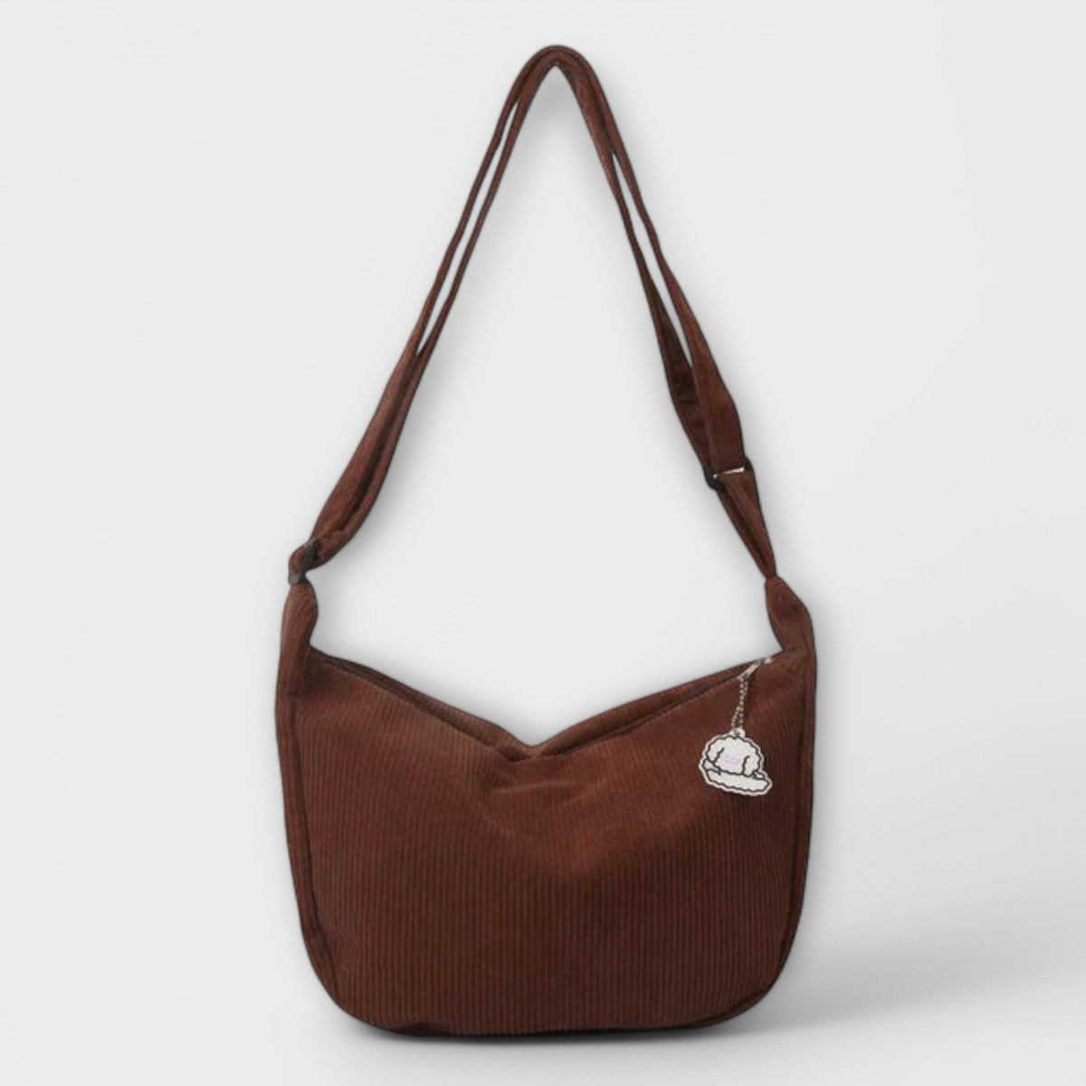 Women’s Elegant Curved Shoulder Bag for Summer Styling Dark Brown