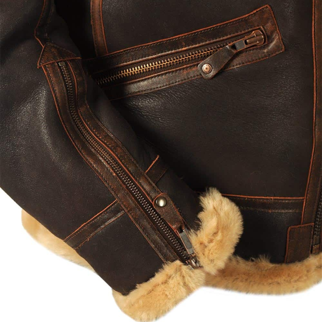 Men’s Elegant Aviator Bomber Jacket