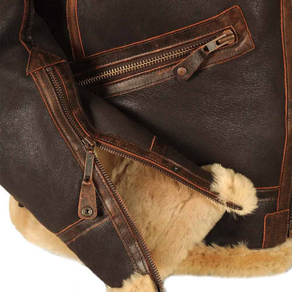 Men’s Elegant Aviator Bomber Jacket
