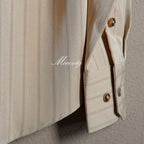 Men’s Vertical Stripe Button-Up Long Saleeve Dress Shirt