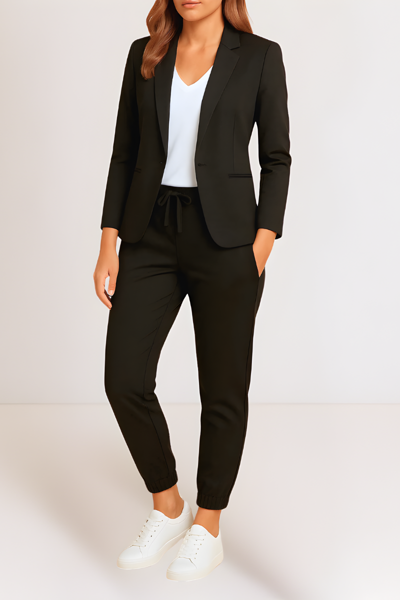 Women’s Elegant Two-Piece Set Black