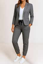 Women’s Elegant Two-Piece Set Grey