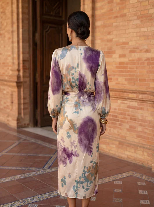 Women’s Elegant Two-Piece Blouse and Skirt Set